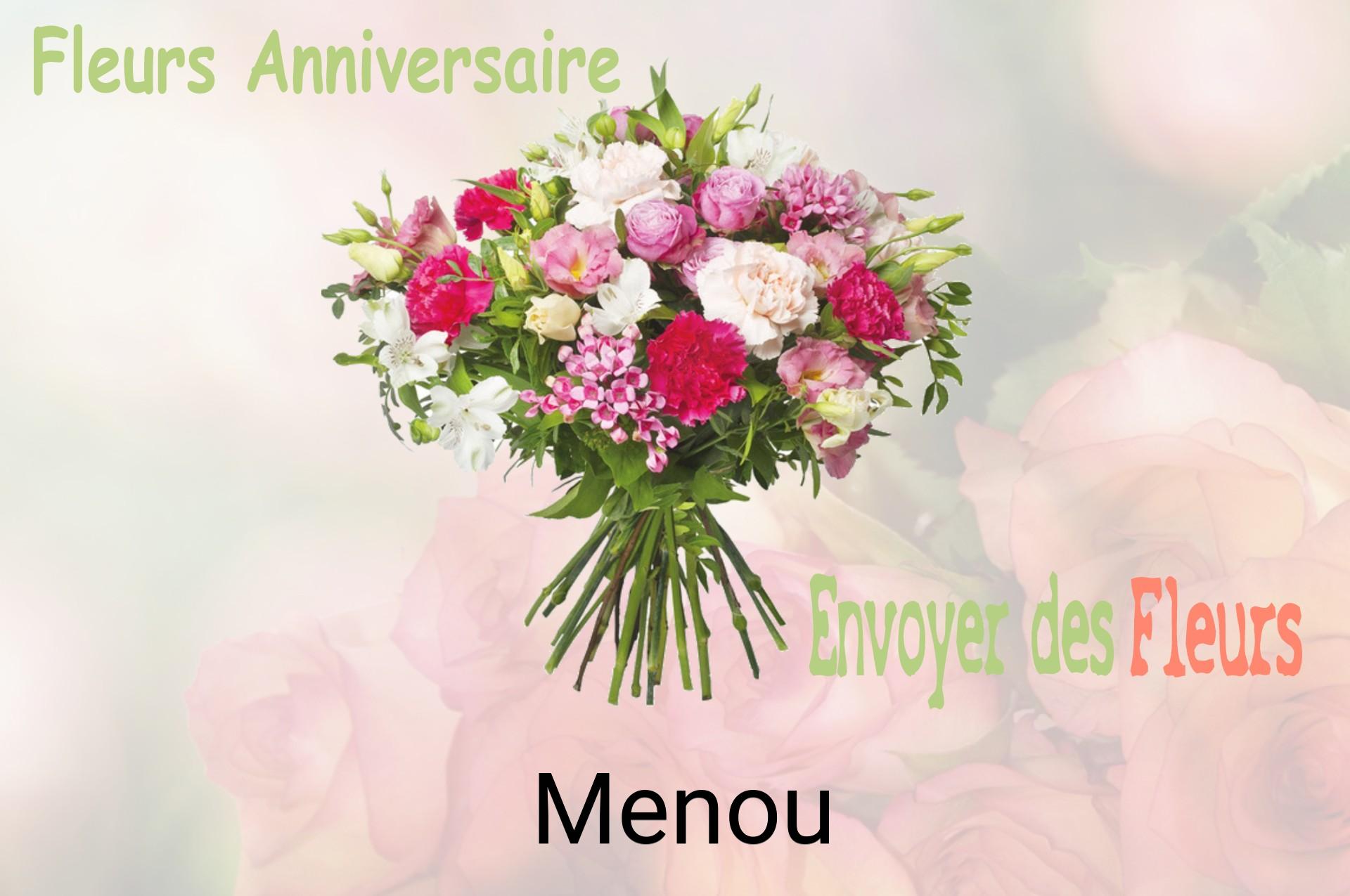 Bouquet de fleurs d’anniversaire livré à Menou